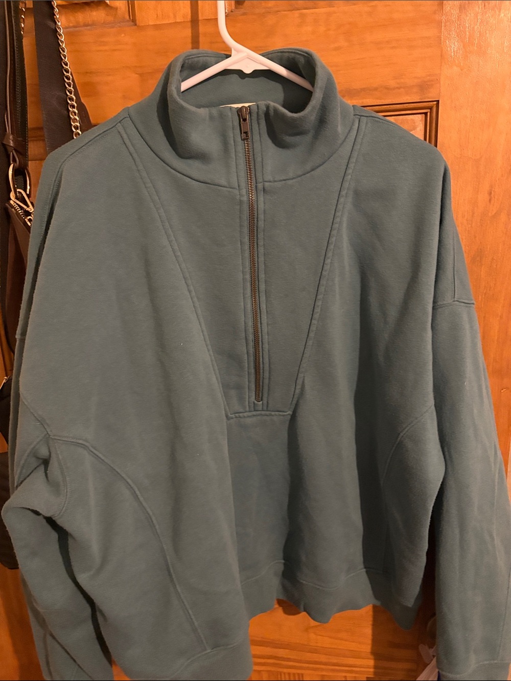 Universal Thread Men's Teal Half-Zip Pullover Sweater